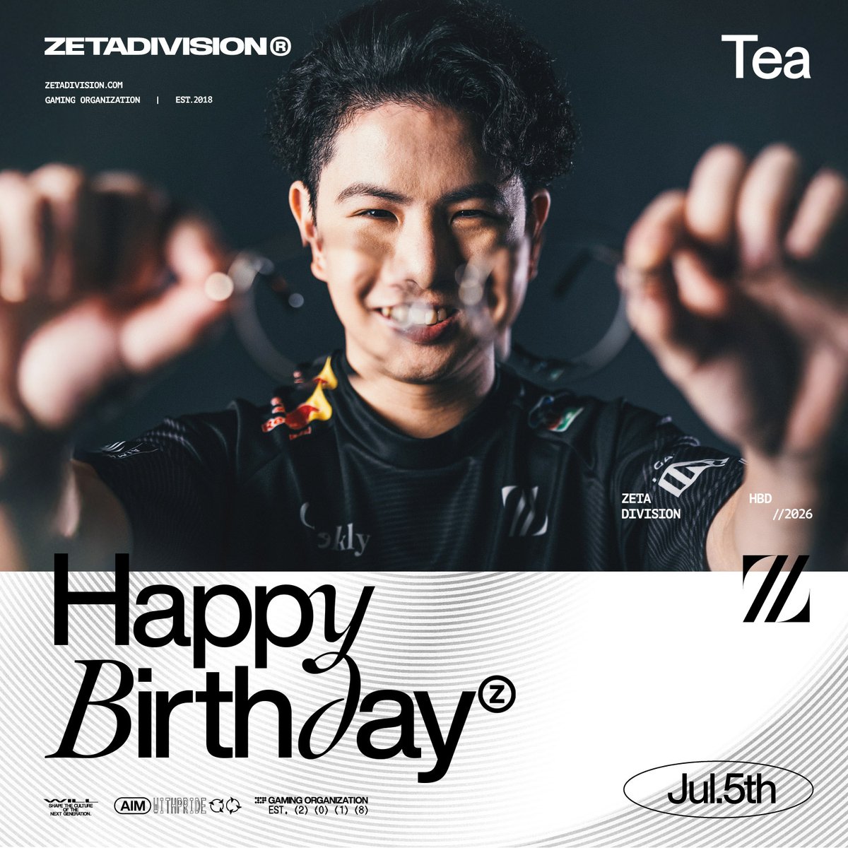 zetadivision's tweet photo. ⚡️HBD @chibiT2169 🥳🎂🎉

笑顔の奥に宿るのは尽きない野心❤️‍🔥
メキシコで大金星を挙げる準備はOK？👀🌟 https://t.co/ye819AUpBp