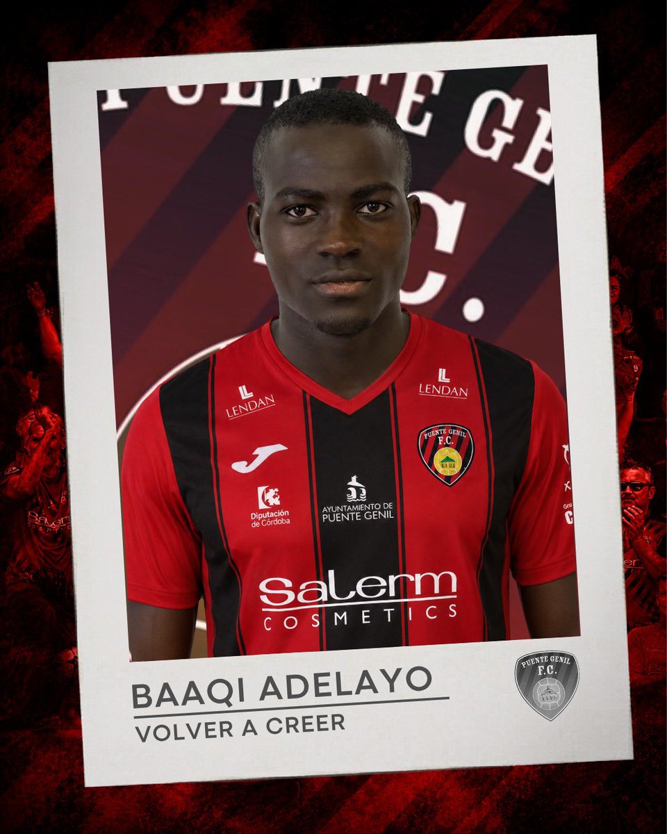 SalermPG's tweet photo. ✍🏼 𝗙𝗜𝗖𝗛𝗔𝗝𝗘 | Baaqi Adelayo

Baaqi Adelayo se convierte en nuevo jugador del Salerm Puente Genil F.C.

¡Bienvenido al Polinario, bienvenido a Puente Genil!

#BienvenidoBaaqi | #VolverACreer https://t.co/iPPLyHA1e8