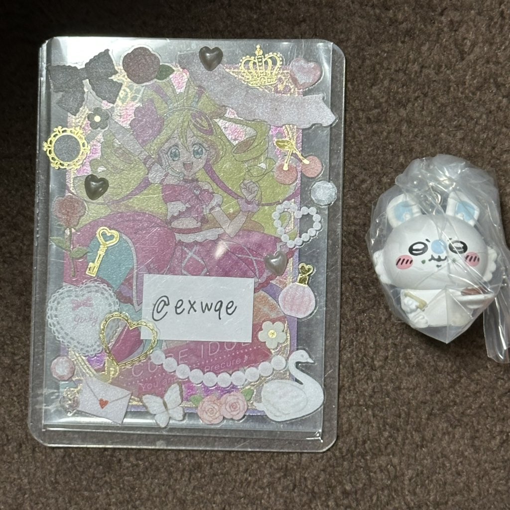 exwqe's tweet photo. ちいかわ ガチャ 交換 たべものいっぱいマスコット3

譲 : モモンガ
         
求 : ちいかわ

郵送交換希望📮
お気軽にお声掛けください✨️ https://t.co/qwTorSKR27