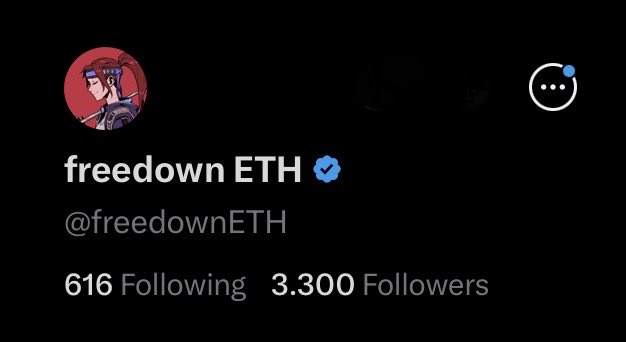 freedownETH's tweet photo. July starts with:

• 3,300 followers
• 616 following
• X Premium

240 more people joined the journey.

Still no alpha secret.
Still no magic formula.
Just consistency. https://t.co/ZNTCghYSWA