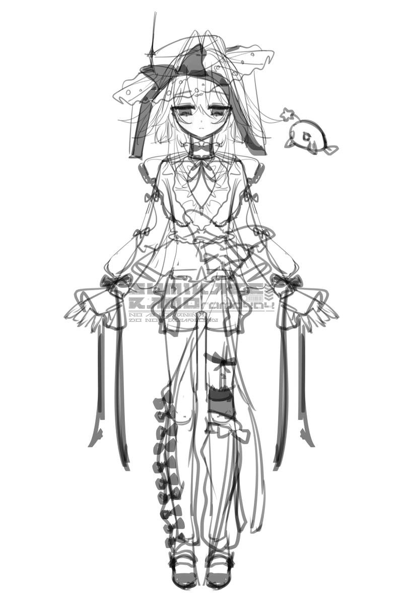 ということで、ラフ