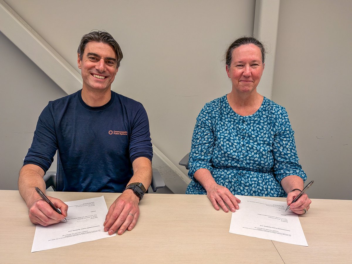 UKAEAofficial's tweet photo. The UK Atomic Energy Authority (@UKAEAofficial) today announced that Commonwealth Fusion Systems (@CFS_energy), will be the first international company to participate in UKAEA’s flagship Lithium Breeding Tritium Innovation programme (LIBRTI).➡️ https://t.co/jUMXryAR8j https://t.co/HzmceCiRuF