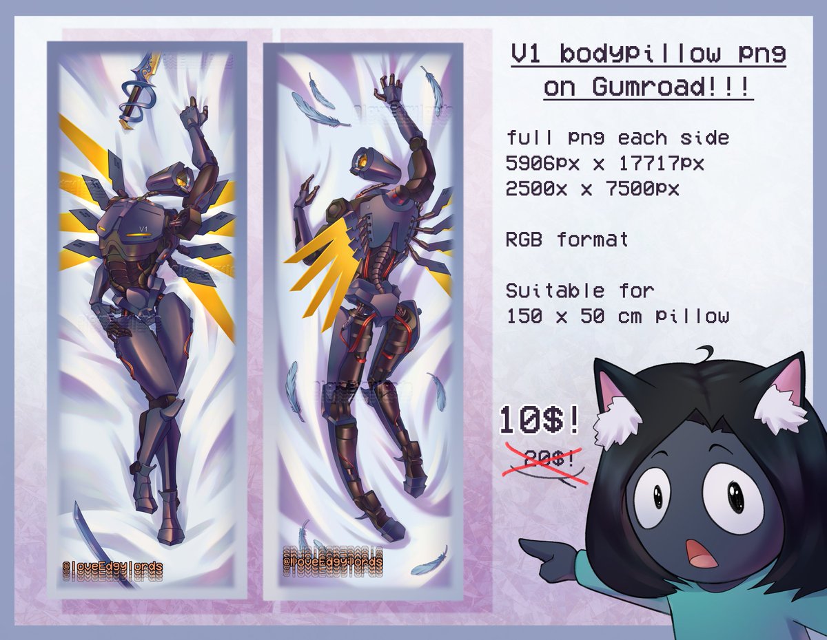 loveEdgylords's tweet photo. Hey, it's almost midsummer and I wanna to surprise you

50% discount until july 15th inclusive (GMT+3) !!!

There are 8 png files (with and without Gabriel's swords and feathers) https://t.co/9ZZdEQY0Ji