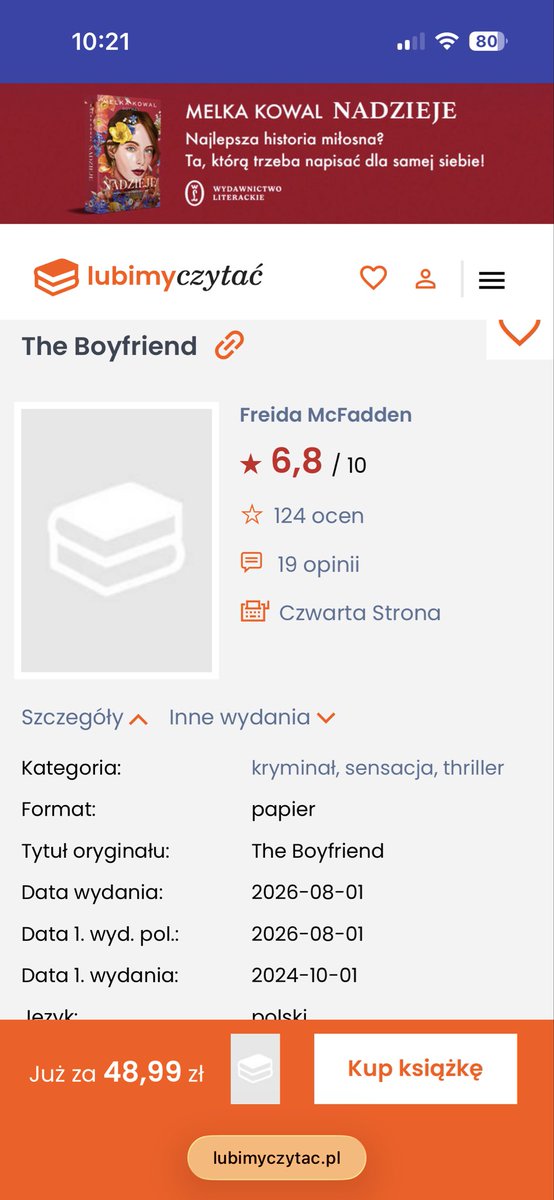 lovmybby's tweet photo. W końcu wychodzi w Polsce książka Freidy która jest chyba najbardziej polecana za granicą ! 
Czekałam na to https://t.co/CElvawxoZ0
