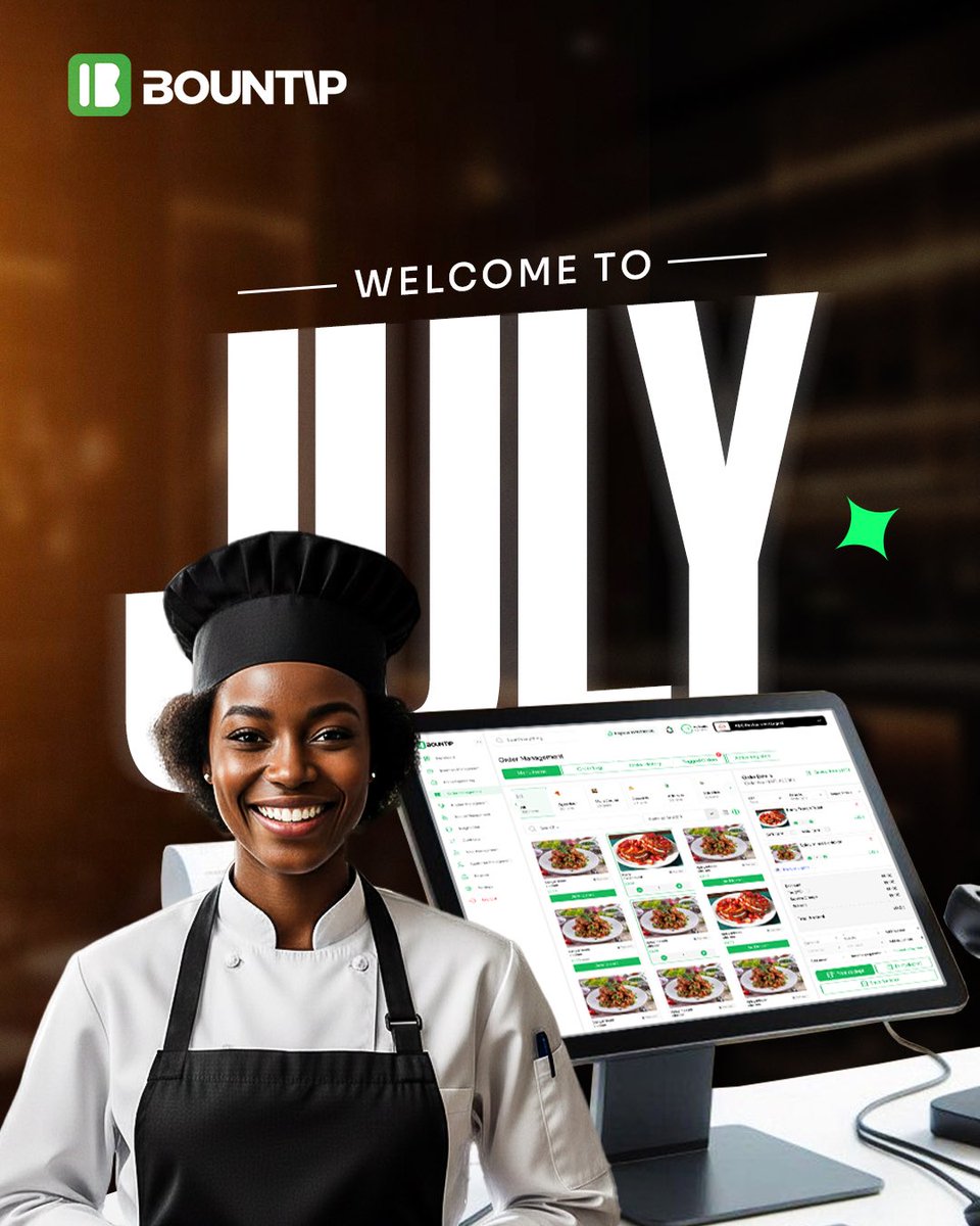 bountipglobal's tweet photo. Hello, new month! 🎉 

Here’s to smoother operations, happier customers, and bigger wins for your food business. 

Wishing you a month filled with growth and success. Happy New Month from the Bountip team! 🍽️✨

#restaurantlife #pos #foodpreneur #july #happynewmonth https://t.co/Q99nOBwvWE