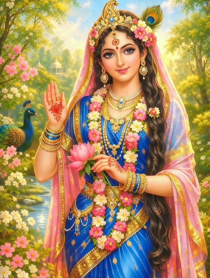 varnika786's tweet photo. हमें औरन की परवाह नहीं,
अपनी ठाकुरानी श्री राधिका रानी।।

।। जय जय श्री राधे।।❤️ https://t.co/SSMeplwJu2