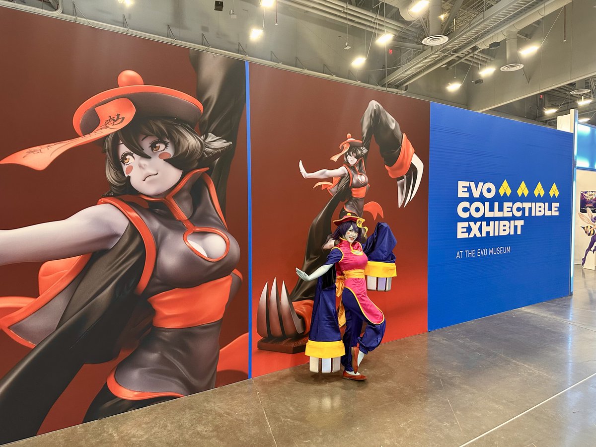 Shibukaho's tweet photo. I sold another exclusive Hsien-Ko figure right before closing and they're almost gone! I hope you liked EVO's 1st collectible exhibit🙏

閉場間際にもレイレイのフィギュアを売り上げました٩( 'ω' )و ﾎﾒﾃ-
何と8割以上お持ち帰りいただいたそうです！ https://t.co/LguC8FWmnn