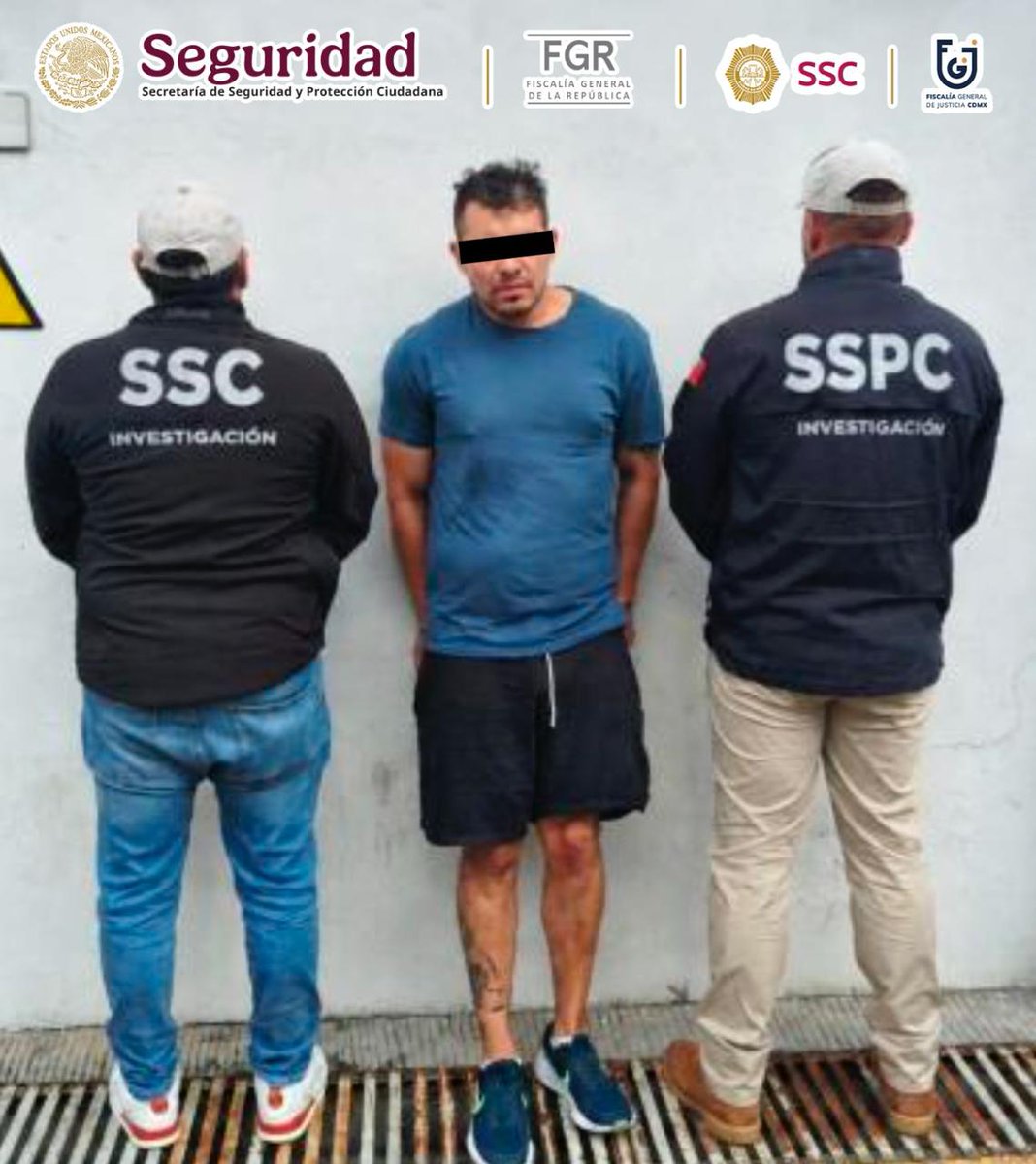 STMNoticiasMx's tweet photo. Un sujeto relacionado con la ejecución de altos funcionarios de la gobernadora de #CDMX Clara Brugada, fue detenido https://t.co/bcTyrj9JFO https://t.co/bJHQXjrrJw