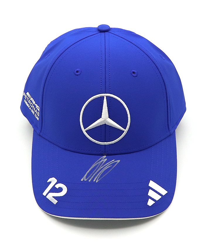 アントネッリ 直筆サイン入り #メルセデスAMG F1チーム キャップ 2025