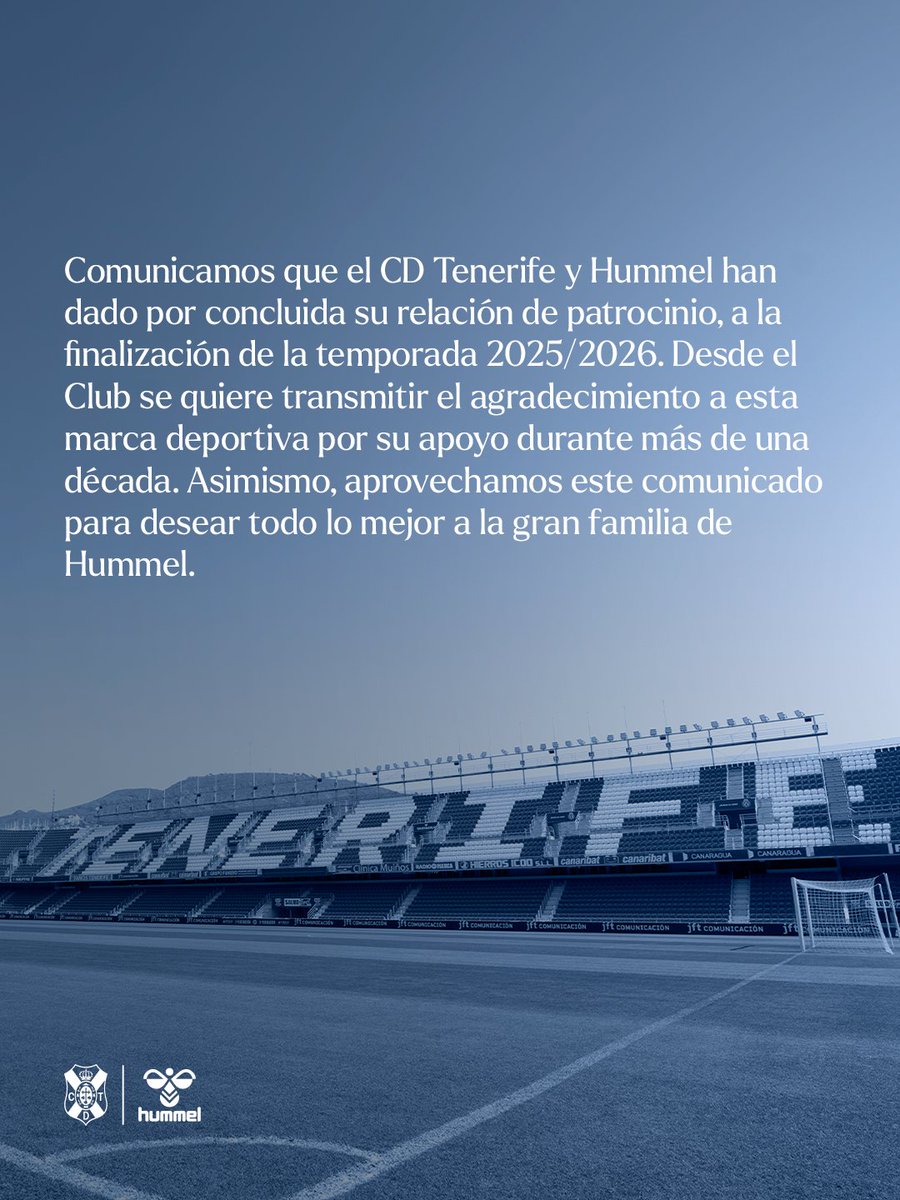 CDTOficial's tweet photo. ⚪️🔵 Nuestro agradecimiento y los mejores deseos para @hummelspain 🫂 https://t.co/WskuAzZSUn