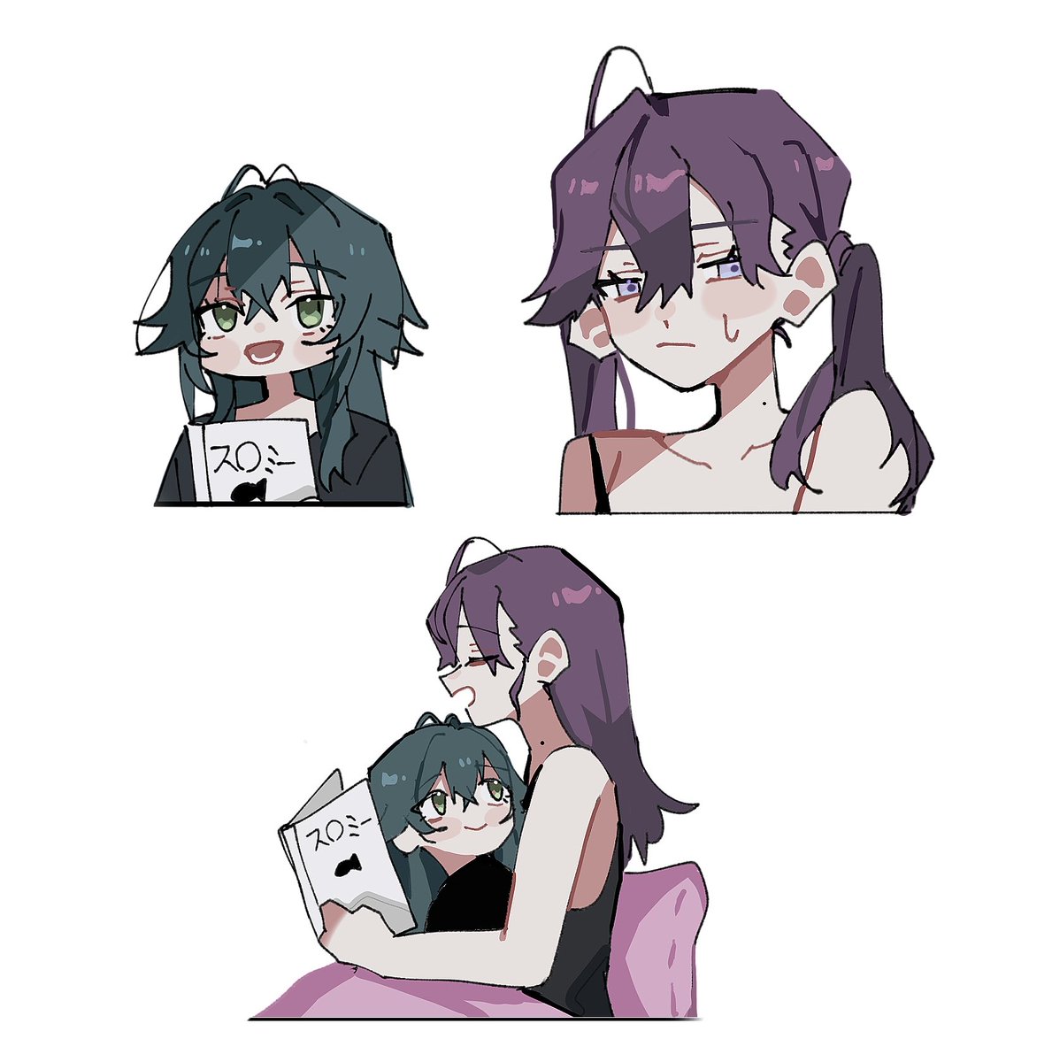 inuninaritai08's tweet photo. 幼児化🦔に絵本読んであげる🦋 https://t.co/ccj4KAuBWs