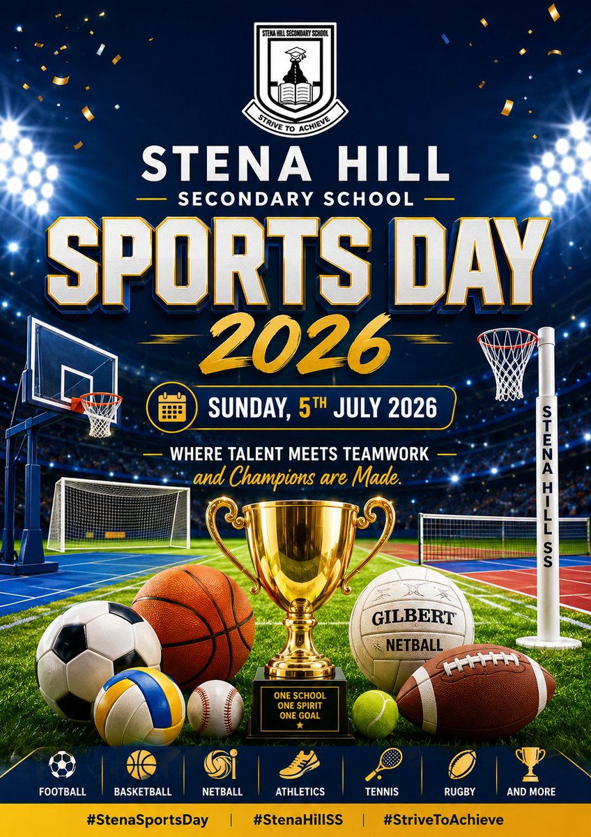 StenaSchoolUg's tweet photo. It's World Cup season... but here at Stena Hill SS, it's game time for our very own Sports Day! 

🏆⚽🏀🏐 Let the competition begin! This Sunday
#StenaSportsDay #StriveToAchieve https://t.co/Tk10VX6EfB