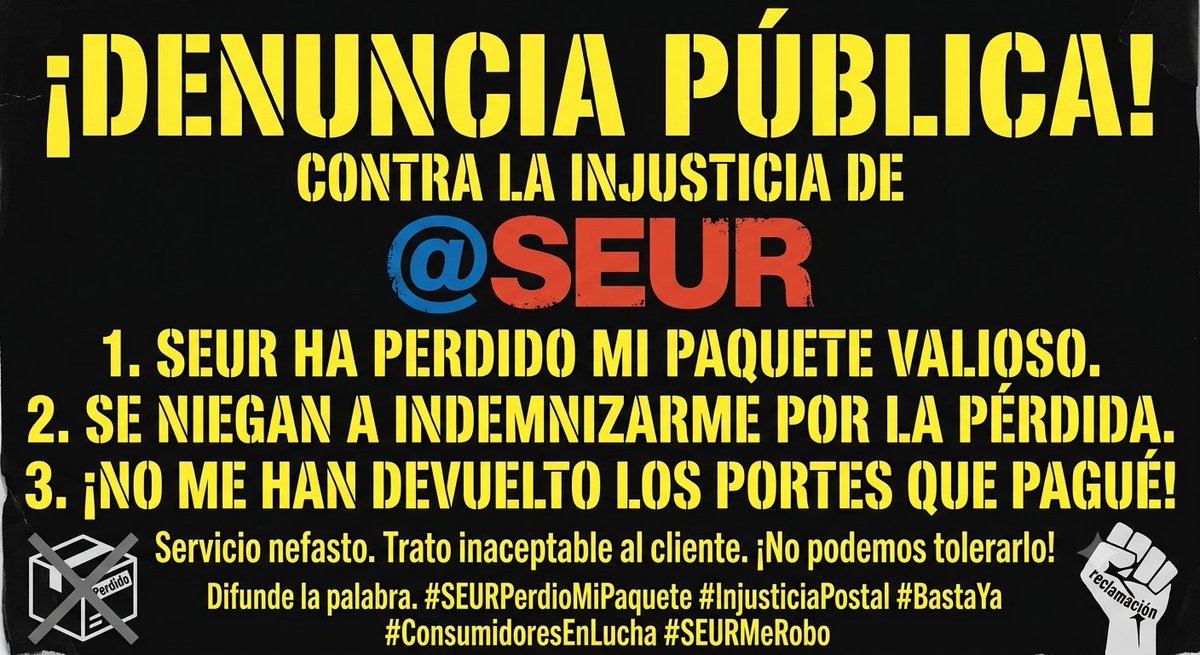 reservadel48's tweet photo. @SEUR_responde https://t.co/G3A1TNFAxt