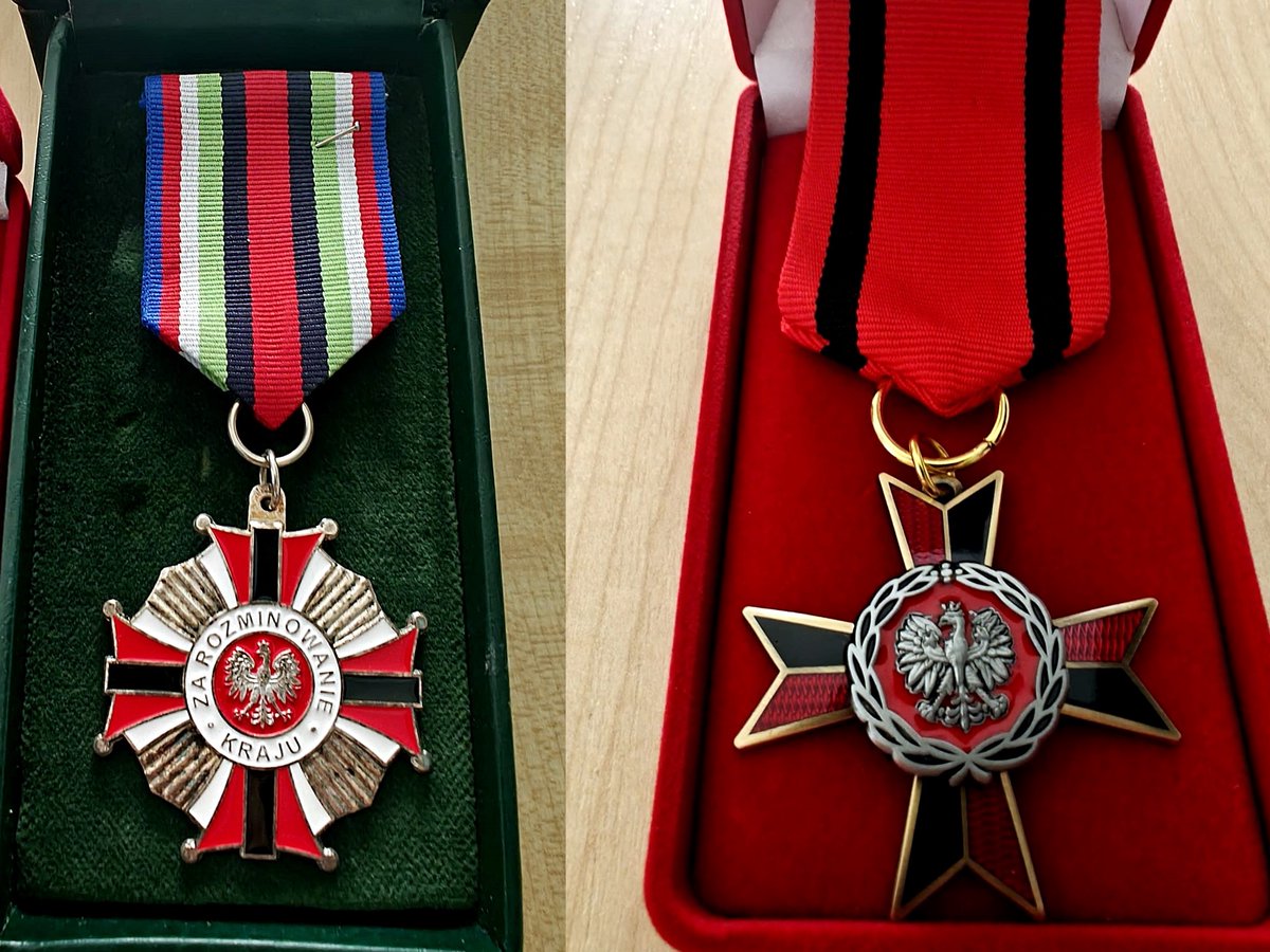 EXPLOSIVE_SC's tweet photo. We are proud to announce that the company’s owner, P.Bik, has received yet another honour in recognition of his work. Following his previous award ‘For the Demining of the Country’, he has this time been awarded the honorary badge ‘For Services to the Association of PL Sappers’. https://t.co/mBM9R2GXBe