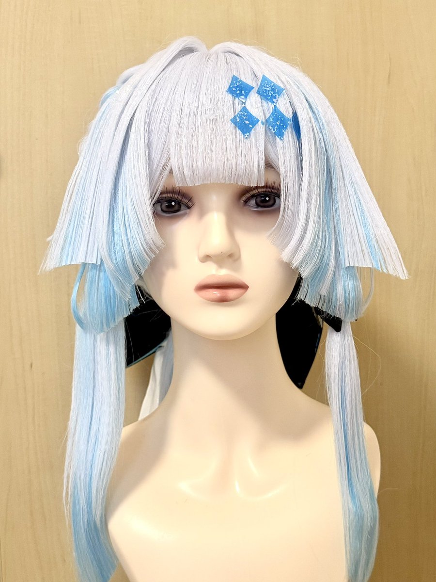 毎日ウィッグ作ってたらだい〜〜〜ぶ上手くなってきた気がする