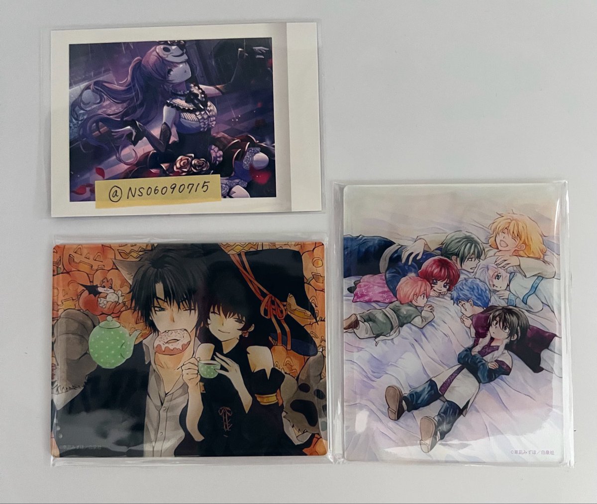 NS06090715's tweet photo. 暁のヨナ アクリルカード 交換

【譲】画像3枚目
【求】♡のもの

郵送交換or都内手渡し https://t.co/Z8si0YurE1