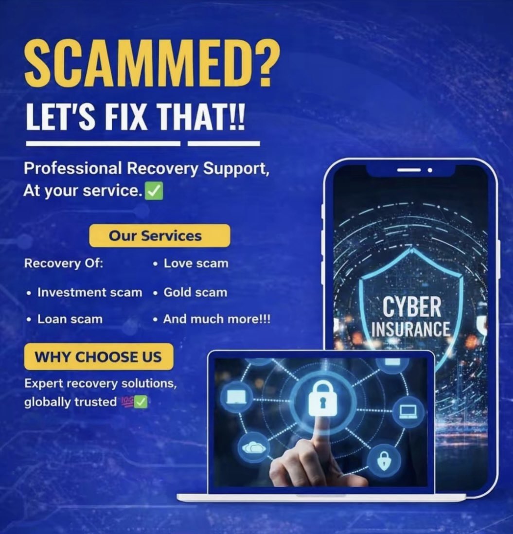 Anthony10828's tweet photo. ⚠️ FINANCIAL SECURITY UPDATE
Fraudsters often use emotional pressure to exploit crypto investors.

🚩Be cautious of: forced deadlines, fake bonuses, withdrawal excuses.
💬 Reach out today

#CryptoRecovery #CryptoScam #RecoverCrypto #ScamRecovery https://t.co/2H3aZt9am9
