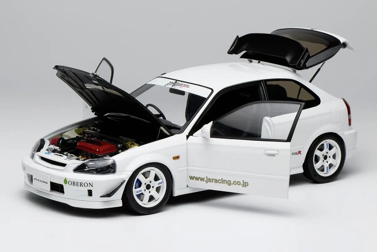 hobbysearch_mc's tweet photo. 【ミニカー予約】MOTORHELIX(モーターへリックス)
1/18 ホンダ Civic Type R (EK9) J`s Racing Livery
予約開始です!→ https://t.co/UenRs5vYL2
J`s Racingのコンプリートカー仕様のシビックタイプRを1/18スケールで精密に再現。
開閉機構付きでB16Bエンジンも楽しめます。
#EK9 #VTEC #JsRacing https://t.co/aYPC13VtHM