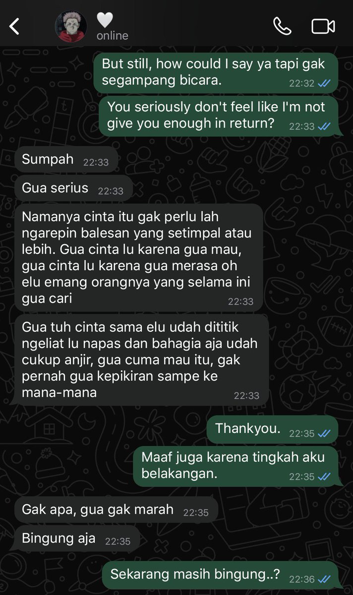xjaamata's tweet photo. yah what do u expect sih sama sukuna 😅 https://t.co/oqCg8xychE