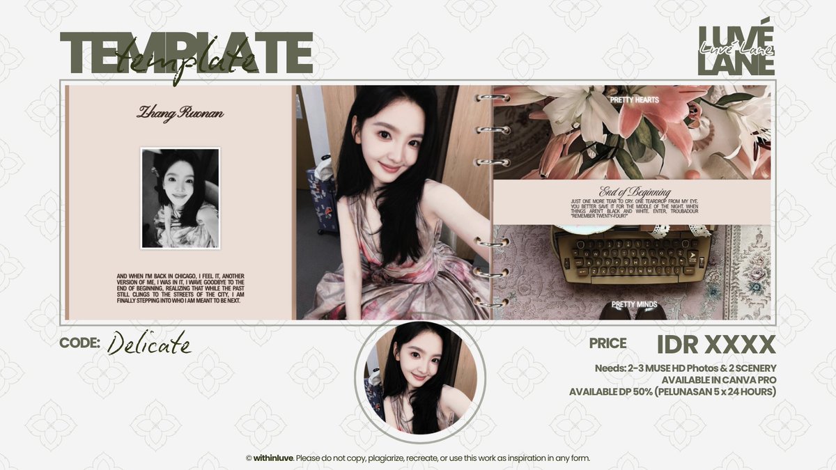 withinluve's tweet photo. ㅤ 
Help repost? Thank you! 🤍

Haai! Aku bawa anak baruku yang bakalan aku sell as template layout canva pro! Boleh bantu ospek, guys? Kalau ada yang gak aman, boleh langsung DM aku yaa! Thank you! <3 #bealanja

All display layout UFS.
Scroll up for the details!
ㅤ https://t.co/IZq8R150l8