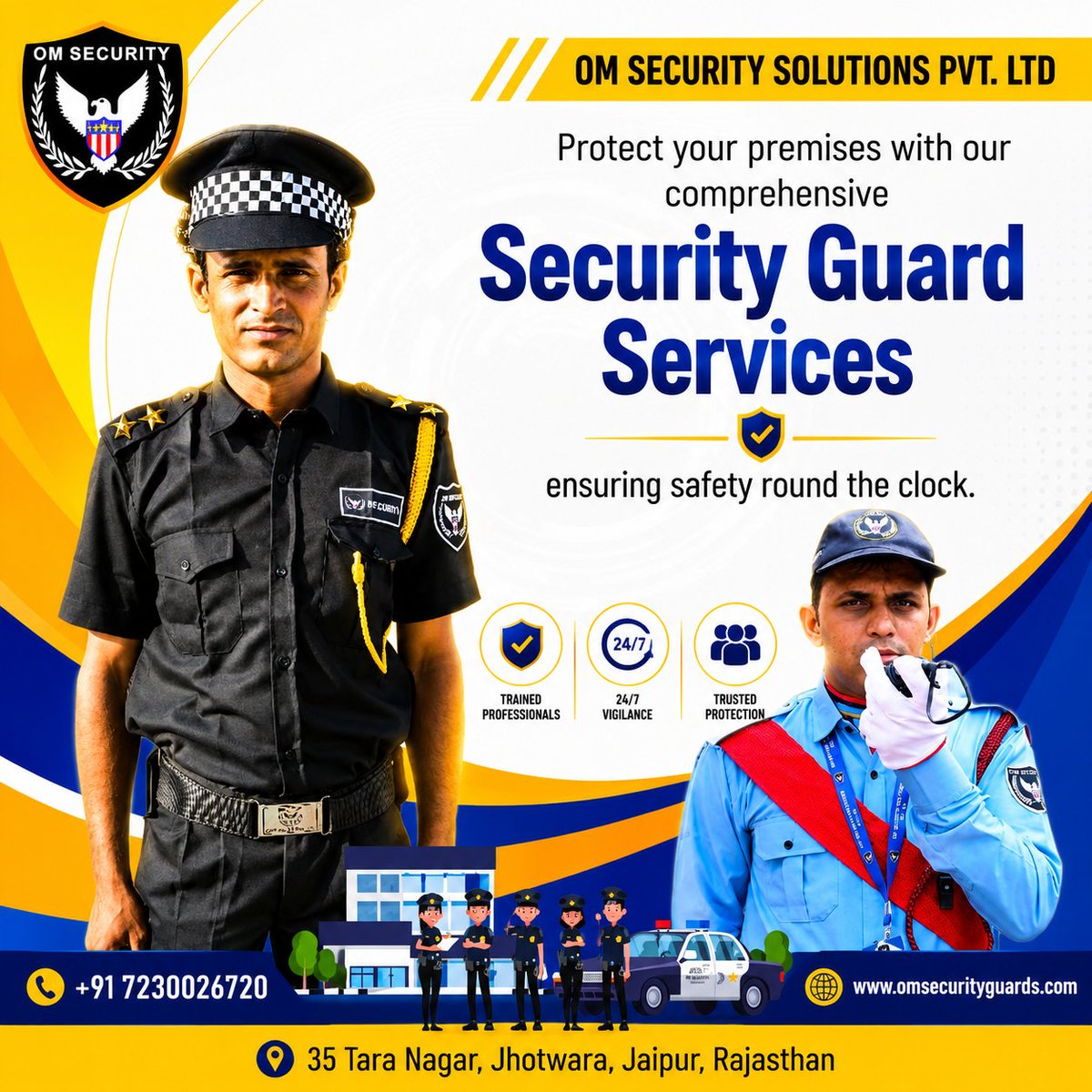 omsecuritysolu2's tweet photo. 🚨 Ensure Safety with Om Security Solutions Pvt. Ltd.! 🚨
Your safety is our priority! 💼 With highly trained security guards, advanced surveillance, and 24/7 monitoring, OM Security Solutions Pvt. Ltd. provides unmatched protection for your home, business, or event. https://t.co/pkQKUxcy4z