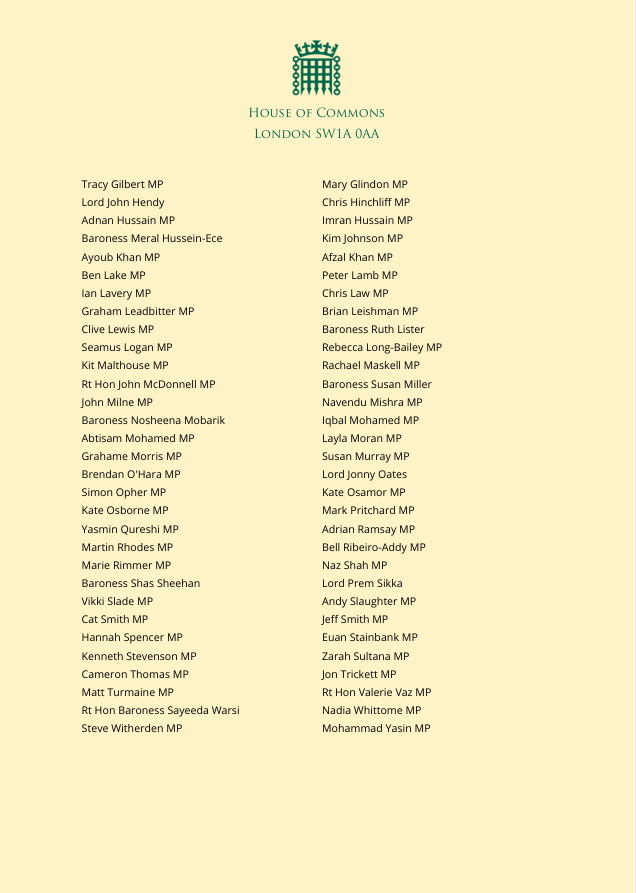 labourlewis's tweet photo. I recently joined more than 100 parliamentarians in writing to the Foreign Secretary, urging the Government to stop the so-called "Great Israeli Real Estate Event" from taking place in London.

Despite those warnings - and despite serious concerns that allowing the event to proceed could place the UK in breach of its own obligations under international law - the event was allowed to go ahead. That is deeply wrong.

An event facilitating the sale of property in Israeli settlements in occupied Palestinian territory should never have been allowed to take place on UK soil.

While ministers claim to oppose illegal settlements, their words mean little if they are unwilling to act when those settlements are being sold in London.