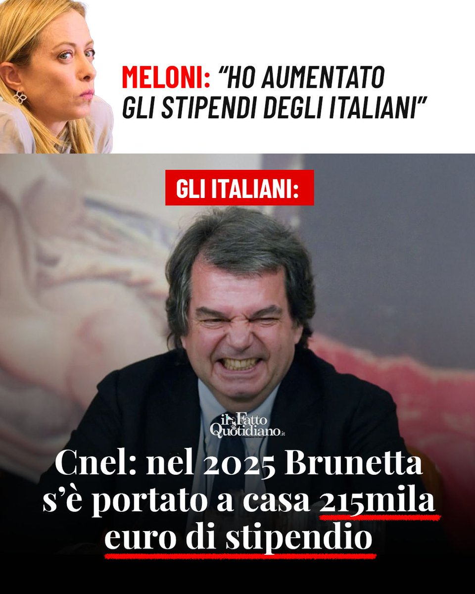 Mov5Stelle's tweet photo. Mentre milioni di lavoratori italiani non arrivano nemmeno alla metà del mese... Complimenti Meloni!! https://t.co/0QxBXLQ5NA