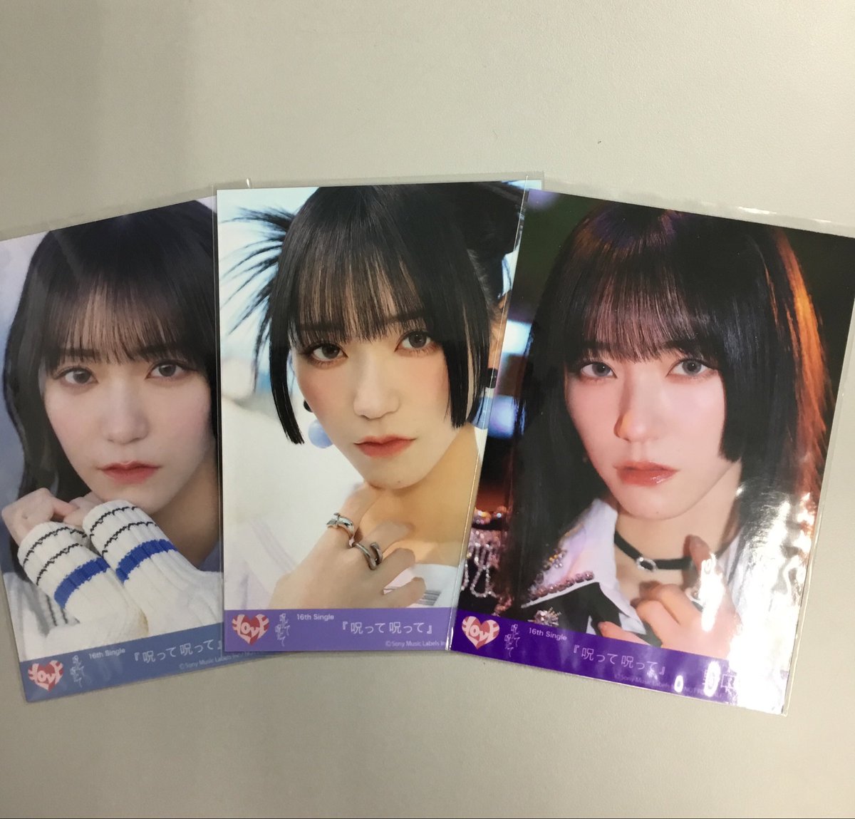 LOVE 野口衣織ちゃん 呪って呪って封入生写真コンプで入荷です！！