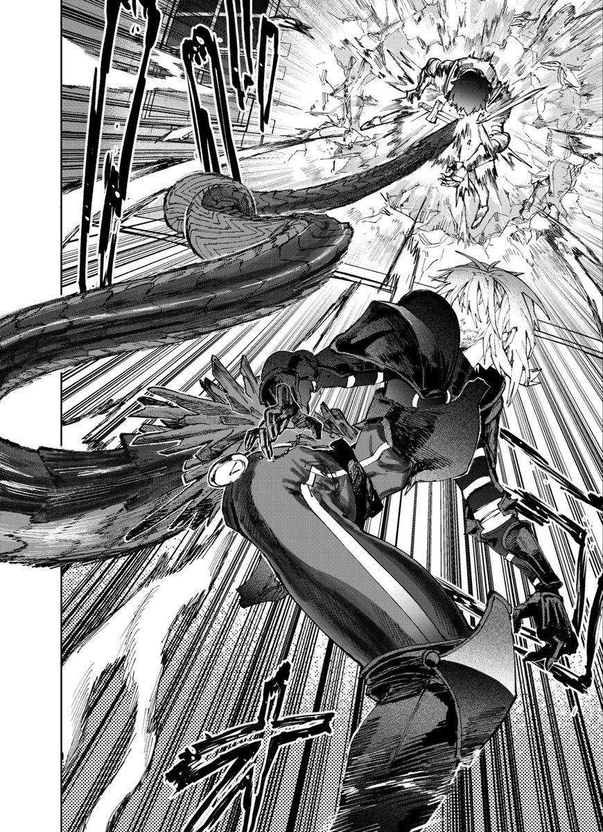 Defense08's tweet photo. 『ドラゴンの胃でおやすみ』
第2巻発売まであと5日です！
スローライフ有り！バトル有り！
収録のよく描けたページをチラ見せ！ https://t.co/0tuM9krBcF