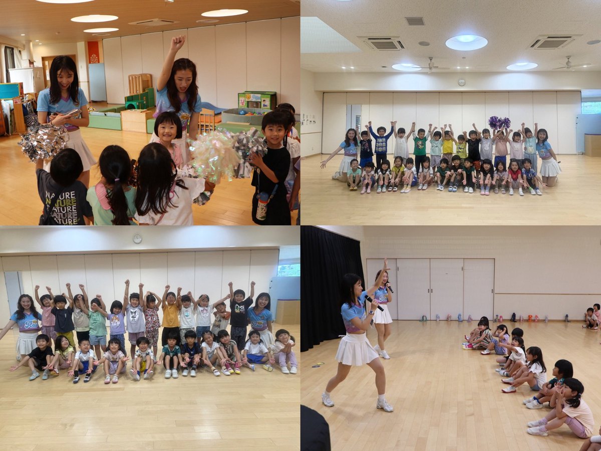 reilacshiga's tweet photo. チアダンスチームReisが
たちばな大路こども園にて
ダンス体験会を実施しました🩰

当日の様子はZTV「おうみ！かわら版（滋賀）」でも放送📺ぜひご覧ください！✨

https://t.co/azZL05Odj9

#チアダンスチームReis #ダンス体験会 #地域貢献 #滋賀 #チアダンススクール https://t.co/whaq1WpThi