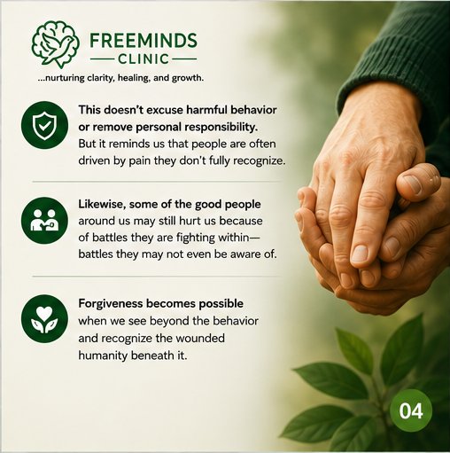 FreemindsClinic's tweet photo. When pain stays unknown, it gets passed on. 

Anger. Criticism. Control. Withdrawal. 

Healing starts when pain becomes known. 
Known pain can be healed.

Which one are you carrying: Fear, Shame, Rejection, Trauma, or Unresolved pain?

You don’t have 2 pass it on. 
#BreakTheCycle https://t.co/Iz1GUcMYaH