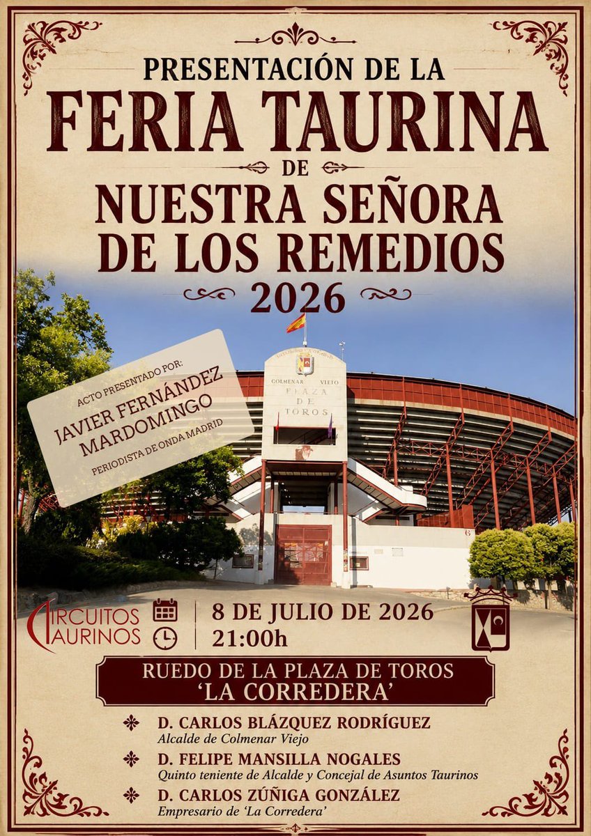 PT_ElRescoldo's tweet photo. @AytoColmenar @CircuitosToros @carlosblazquezr @FelipeMansillaN https://t.co/pc9E0SUQ0Z