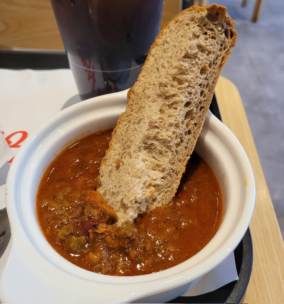 SlaterChae1's tweet photo. Through thick and thin, 'least I have my chili. https://t.co/lLlKZwqdtM