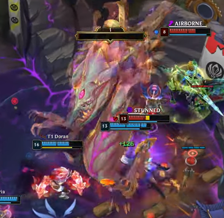 lolesports's tweet photo. ACTUAL 1 HP https://t.co/EQhftIA47s