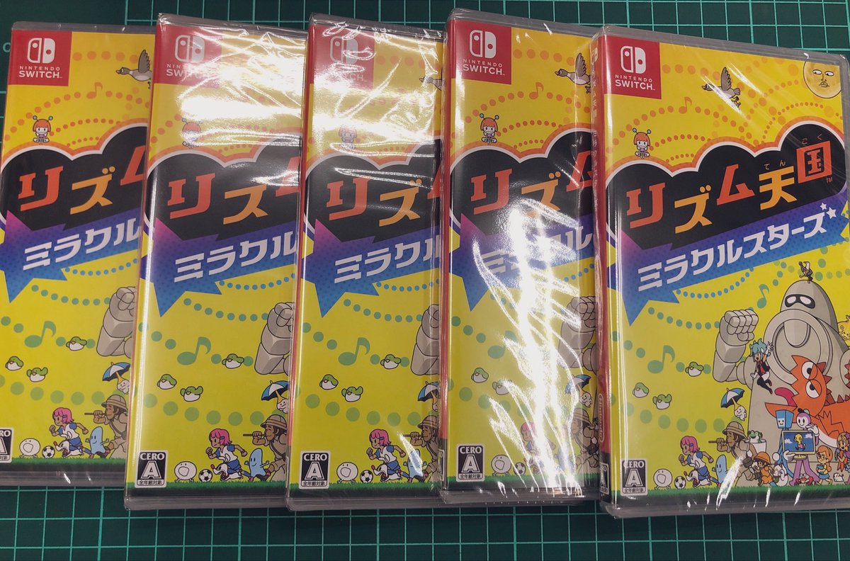 ?入荷情報? Switchソフト『リズム天国 ミラクルスターズ』明日7月2 