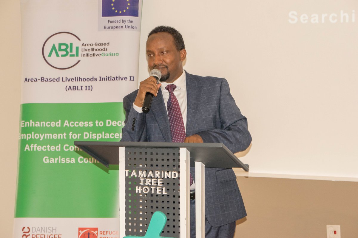 RCKKenya's tweet photo. "As a county community and as a country, Kenya has often been portrayed with both positive and negative narratives regarding refugees—issues such as environmental pressure, competition over scarce resources, land concerns, and business competition are frequently raised. 

As a host county, we have indeed borne some of these challenges. However, we are also very content and proud to live alongside our brothers and sisters from across the border who are facing difficulties," - Deputy Governor, @_GarissaCounty, Abdi Dagane Muhumed.

@FondazioneAVSI @BrighterMonKE @Equal_Reach @RESCUEorg @JesuitRefugee @ki4bli @KituoSheria @Kiva @Konexio_eu @MigrationPulseH @NRC_EAY @PWJ_Kenya @RefugeeInvest @WeAreRefuSHE @SaveChildren_KE @hope2shine @WorldRelief @Vodafone_LEJOG @KeEquityBank @SafaricomFDN @KCBInKenya @KBCChannel1 @citizentvkenya @K24Tv @ntvkenya @StandardKenya @NationAfrica @ECHO_CESAfrica @UNHCR_Kenya @DRSKenya @drckenya @inkomokoKenya @ReDSS_HoA @RESCUEorg @HakiKNCHR @amahorocoalition @KAM_Kenya @GarissaGov @KenyaGovernors @Garissapress