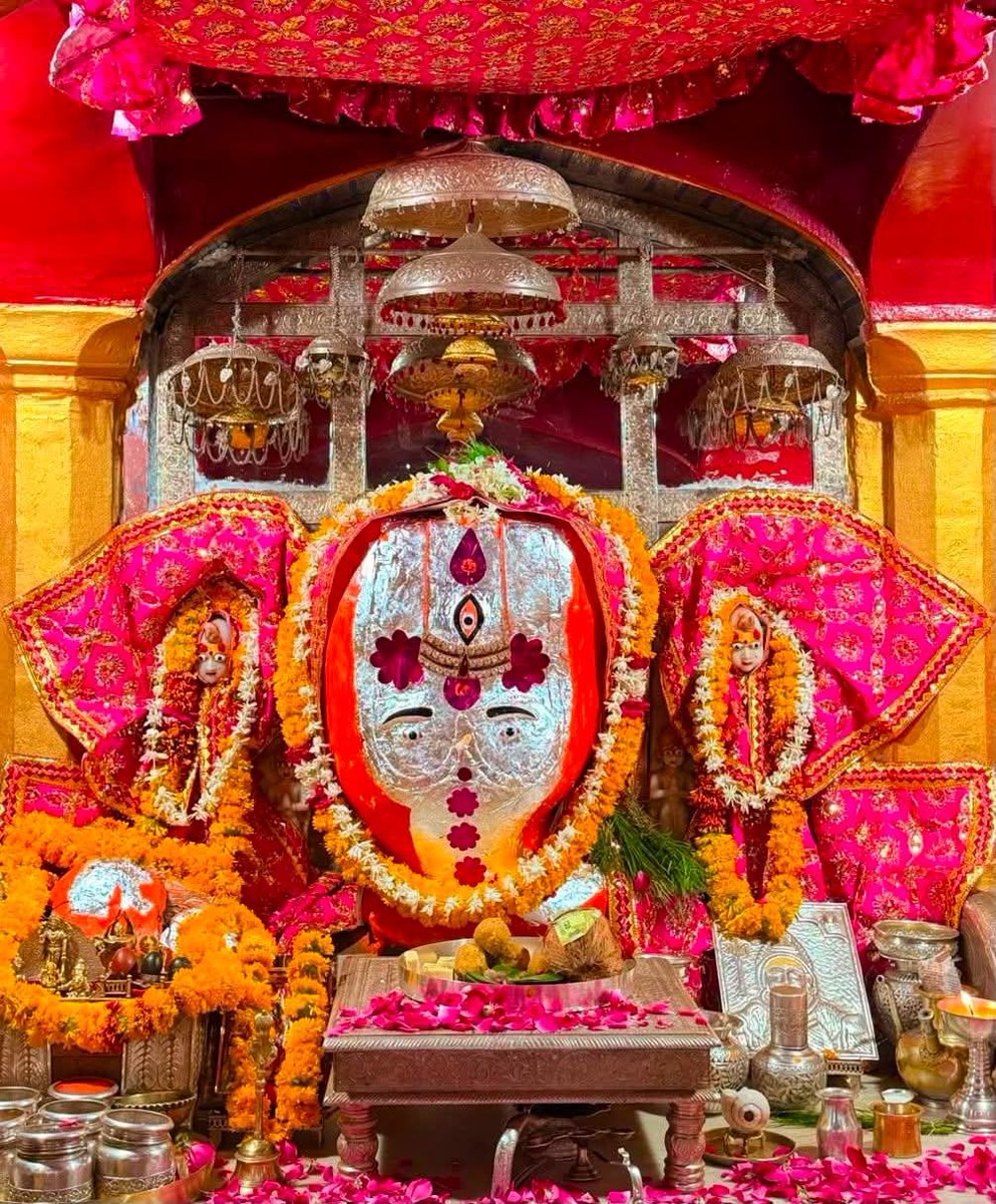 Dharmraj06351's tweet photo. रणथंभौर दुर्ग,सवाई माधोपुर में विराजमान श्री त्रिनेत्र गणेश जी महाराज ,माता रिद्धि,सिद्धि एवं पुत्र शुभ ,लाभ सहित आज दि०01/07/26  बुधवार के दर्शन 🙏
#जय_श्री_त्रिनेत्र_गणेश_जी_महाराज 🙏
#गणपति_बप्पा_मोरिया 🙏
@followers @highlights @pray 
@भक्ति_धारा https://t.co/ztaKlATt4F