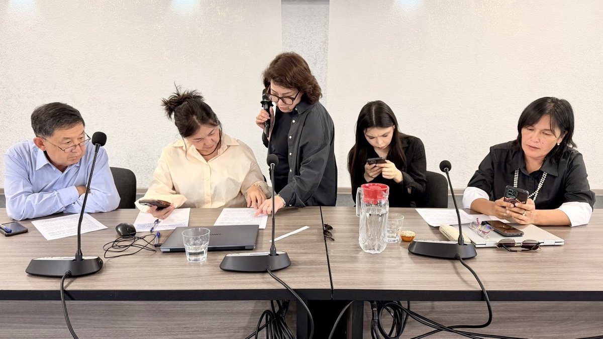 FAOKyrgyzstan's tweet photo. From 29 to 30 June, @FAO and partners convened a national workshop to advance Kyrgyzstan’s biosafety framework under the #CartagenaProtocol, promoting digital solutions, inclusion and stronger interagency action for safer, more resilient agrifood systems. 🌱🤝

#Biosafety https://t.co/HhJ2OszhaQ