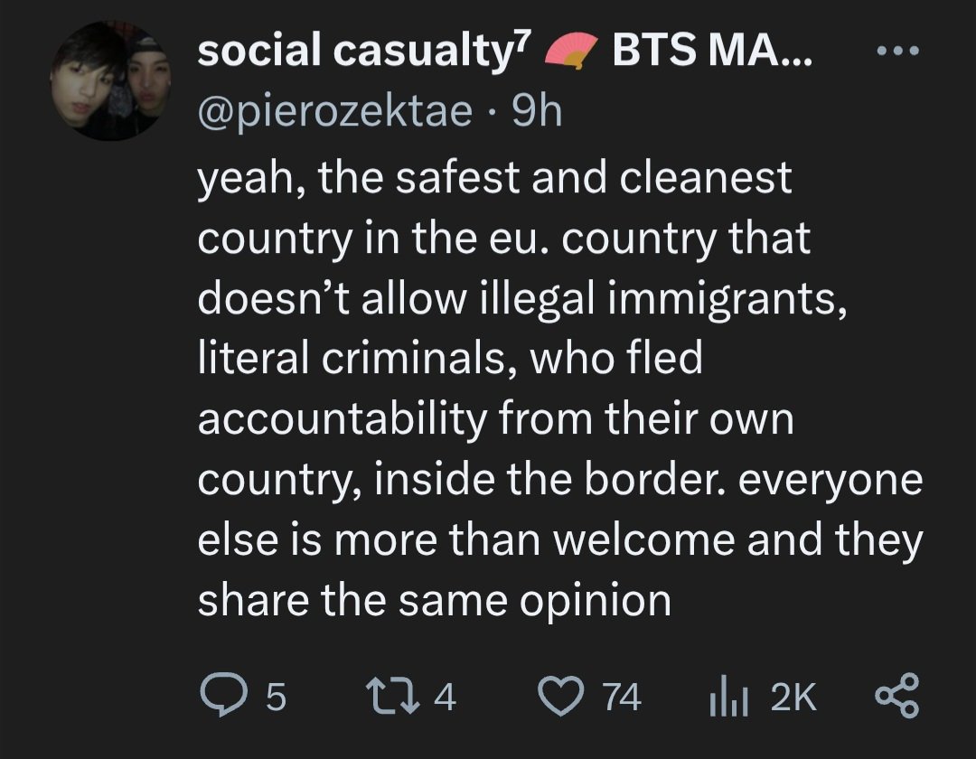 kenyeon_2's tweet photo. @it97_boy C grave du racism... genre ils vont dans une ville ou il y a des gens de couleur et en une fois ils "feel unsafe" genre jcomprens dans les gare et tout mets en plein ville avec que des army partout mais mdr https://t.co/yoYRqy6kmz