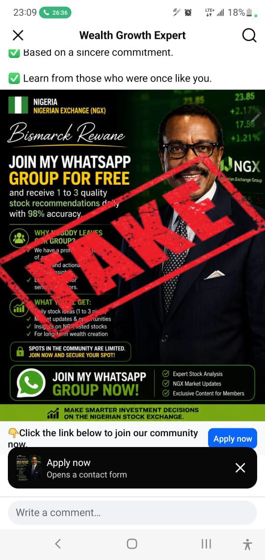 FDC_ltd's tweet photo. Dear subscriber,

Please be informed that the post currently circulating is fake and was not created or authorized by our company.

Transparency and integrity are extremely important to us. https://t.co/TFatGYFyNj