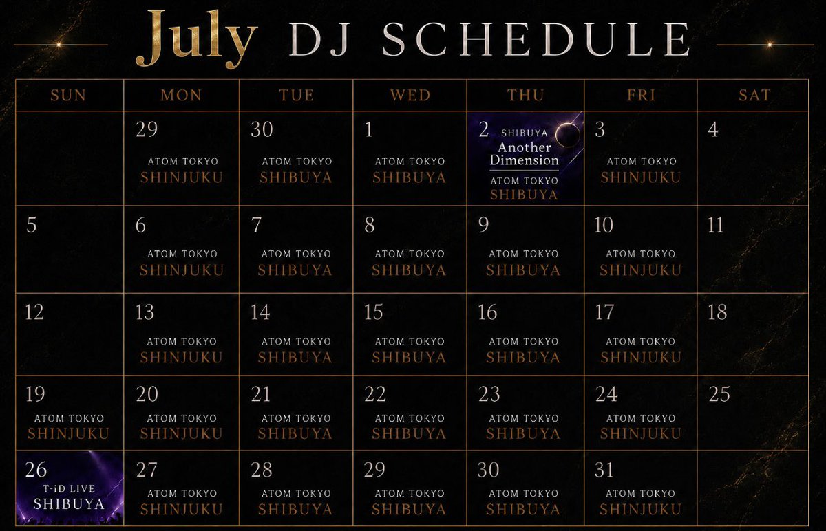 DJ_HIDe0108's tweet photo. July https://t.co/NlE5xTn8LZ