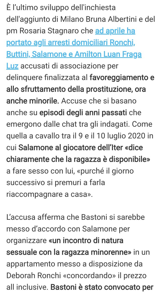 _LordJack's tweet photo. Articolo del Corriere della Sera sul caso Bastoni, con tanto di chat pubblicate.
Situazione che mi sembra abbastanza "delicata" https://t.co/skAtoMJ3Ki