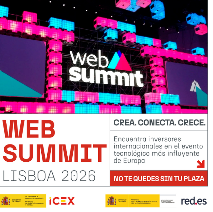 cadecordobaAE's tweet photo. 𝑺𝒆 𝒂𝒄𝒂𝒃𝒂 𝒆𝒍 𝒑𝒍𝒂𝒛𝒐
📅Hasta 17 julio para participar en el Pabellón España #WebSummit Lisboa 2026 🇪🇸🇵🇹
🚀Oportunidad🔝para que startups, pymes y emprendedores impulsen su visibilidad internacional y conecten con inversores
➕https://t.co/AeaEsqnbii
@ICEX_ @redpuntoes https://t.co/yh2rly0uN7