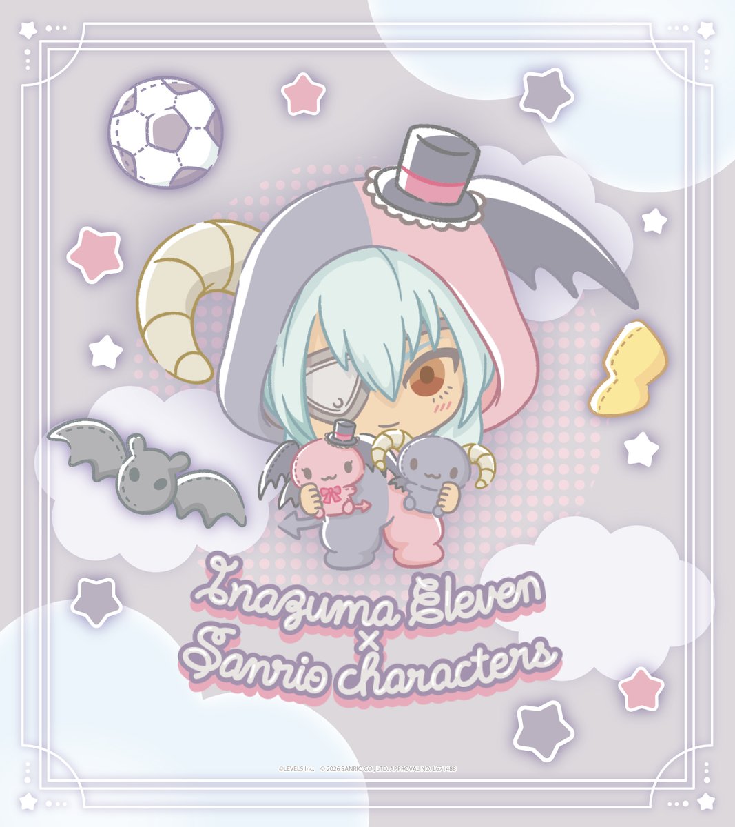 sanrioanist's tweet photo. ⚡イラスト紹介⚡
#イナズマイレブン 英雄たちのヴィクトリーロード×#サンリオキャラクターズ

⚽吹雪士郎×リトルツインスターズ
⚽佐久間次郎×ルロロマニック

ただいま先行通販受付中✨

📢先行通販：～7/5(日)
https://t.co/9k60hLHqyv
📢店頭発売：8/14(金)～

#イナイレサンリオキャラコラボ https://t.co/FbdJIBj4NW