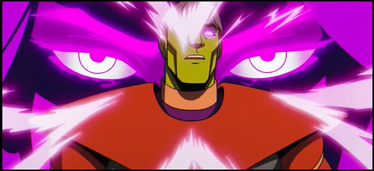 XMenUpdate's tweet photo. Psylocke's powers look like they came straight out of a comic book. #XMen97 https://t.co/BDGcwNHjTq