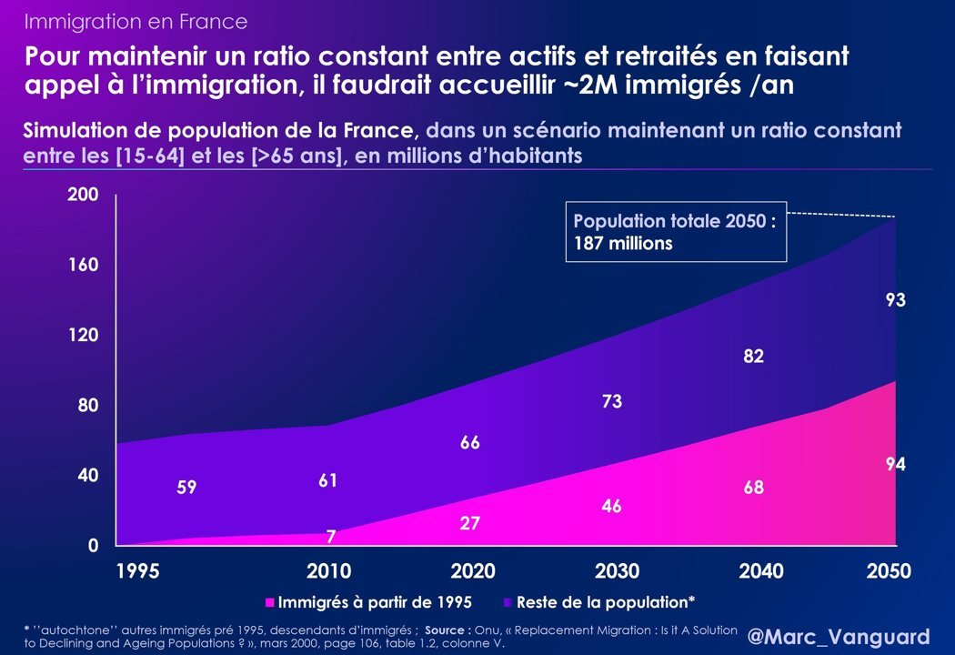 marc_vanguard's tweet photo. @LesEchos Ces arguments sont anachroniques.

On sait depuis des décennies que l'immigration ne peut pas rééquilibrer la pyramide des âges en Europe. https://t.co/5wmusVeLrL