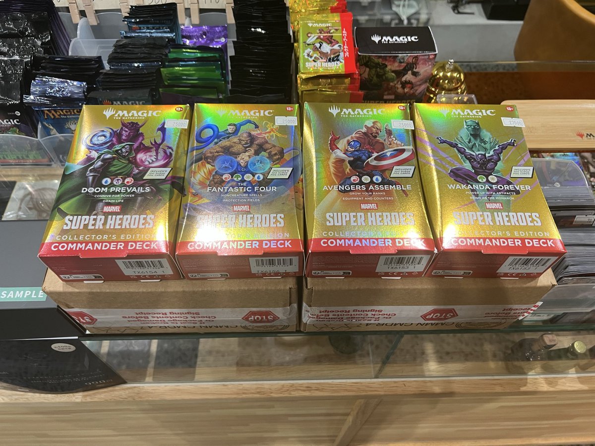 マーベル統率者デッキコレクターズエディションが入荷しました?✨✨