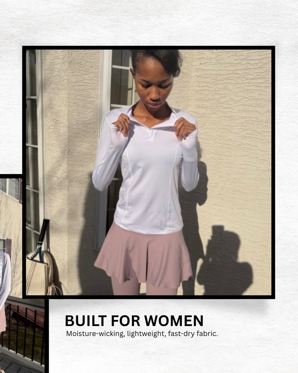 bunches8513's tweet photo. Style meets strength 🎾✨ Designed for women who want to perform with confidence and look effortlessly stylish, our apparel combines flattering silhouettes with lightweight, moisture wicking, and quick dry fabrics.  💖🔥

#PlayInStyle #ActivewearWomen #usatennis https://t.co/sCvnMG3Szx