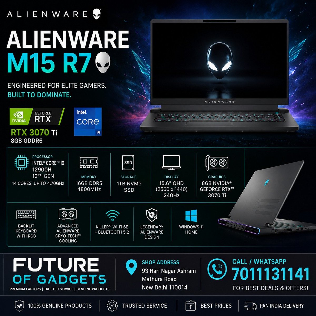 futureofgadget's tweet photo. Future of Gadgets
93 Hari Nagar Ashram, Mathura Road, New Delhi – 110014

📞 Call / WhatsApp: +91 7011131141
🚚 Pan India Delivery Available

💯 Trusted Deals | Genuine Products | Best Prices | Warranty Support https://t.co/N5SxAfzcw6