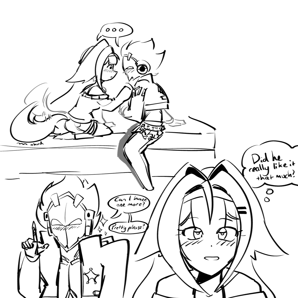 cherie_lite's tweet photo. A bonus drawing of what happened after their first kiss! #BillyGuang https://t.co/V42vUTj2sr
